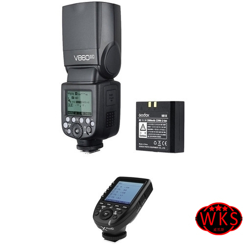 Godox VING V860IIC TTL Li-Ion Flash with XProC TTL Trigger Kit for Canon Cameras